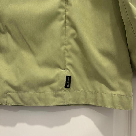 Vintage Barbour Kelsall Jacket Green Women’s Size 12 Medium Pockets PVC L2761 - Picture 3 of 15